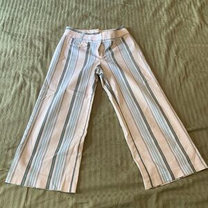 Women’s Express Design studio Striped Wide-Leg Pants, size 2.